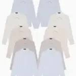 10 Shirt Bundle – Women’s Cotton Shirt, Dry Cleaned & Hung