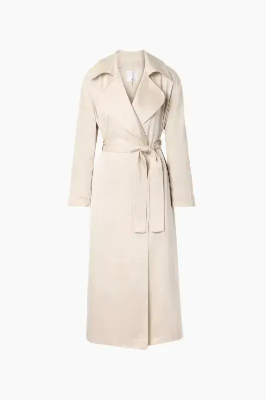 LAVE_Satin Trench Coat Cleaning Service for Women Satin Trench Coat Cleaning Service for Women