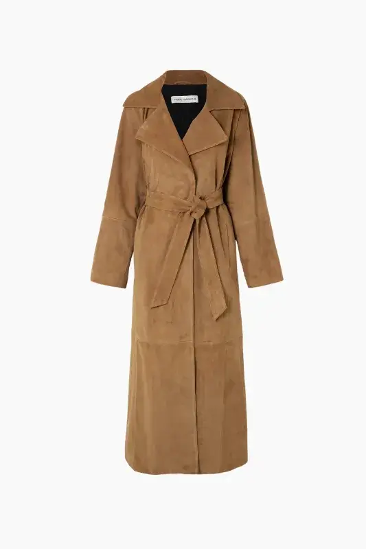 LAVE_Suede Coat Cleaning Service - Long, Elegant Style LAVE_Suede Coat Cleaning Service - Long, Elegant Style