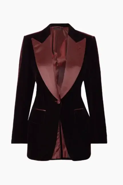 Expert Velvet Blazer Cleaning Service - Women's Silk-Satin Lining