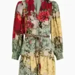 LAVE_Viscose_LONG SLEEVE BUTTON FRONT MINI DRESS