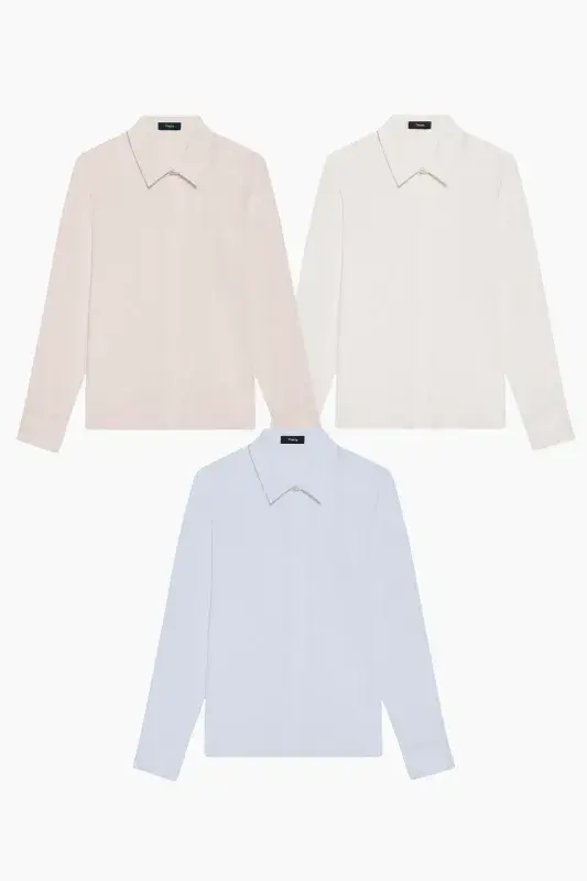 Women’s Cotton Shirt Dry Cleaning Bundle – 3 Shirts, Perfectly Clean