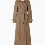 Women's Double-Breasted Wool Trench Coat Dry Cleaning