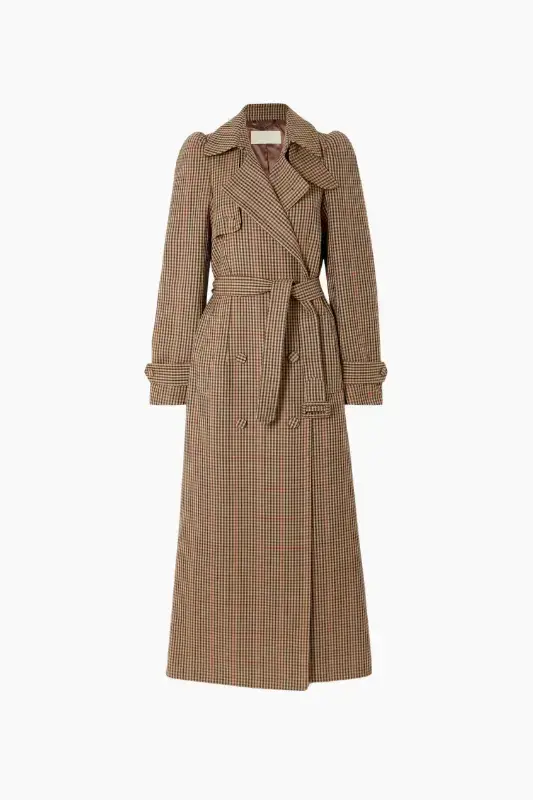 Women's Double-Breasted Wool Trench Coat Dry Cleaning Women's Double-Breasted Wool Trench Coat Dry Cleaning
